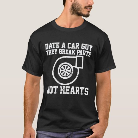 T-shirt Mécanicien Turbo Boost Car Guy (Devant)
