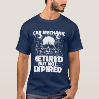 T-shirt Mécanicienne automobile retraitée