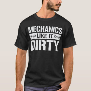 T-shirt Mécaniciens de garage comme voiture sale mécanique