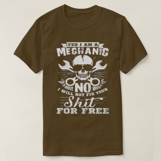 T-shirt mécanique 2 (Design devant)
