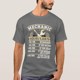 T-shirt mécanique automobile