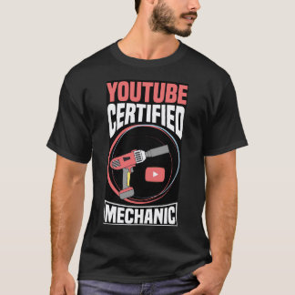 T-shirt Mécanique certifié Youtube