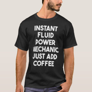T-shirt Mécanique d'alimentation fluide instantanée Ajoute