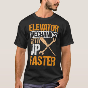 T-shirt Mécanique d'ascenseur le faire monter plus rapidem