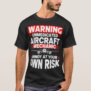 T-shirt Mécanique de l'avion drôle d'avion Mécanique 1