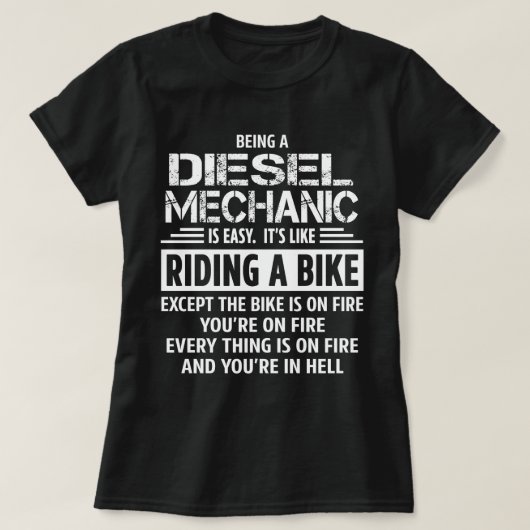 T-shirt Mécanique diesel (Design devant)