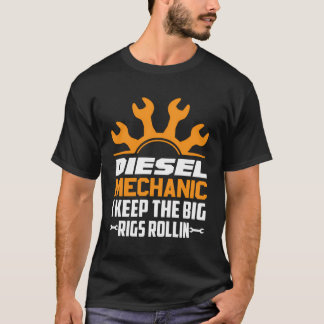 T-shirt Mécanique diesel Carburant Turbo Dons Tee