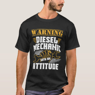 T-shirt Mécanique Diesel Mécanique Diesel Avec Une Attitud