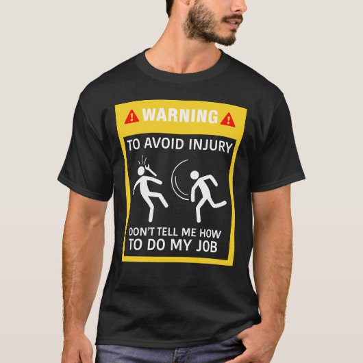 T-shirt mécanique drôle (Devant)