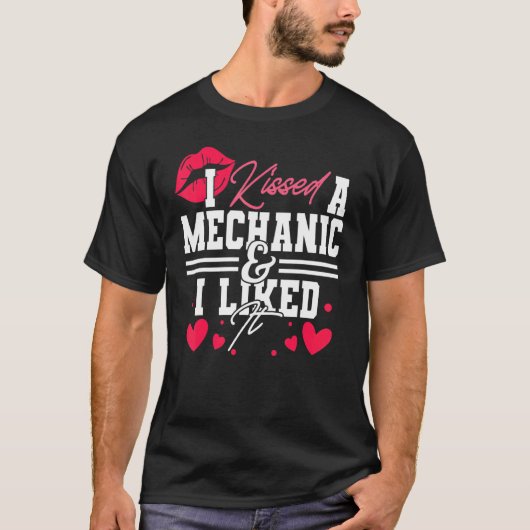 T-shirt Mécanique Femme Amie J'Ai Baisé Un Mécanicien Et M (Devant)