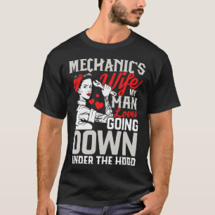 T-shirt Mécanique Femme rétro boulon à écrou à vis cadeau