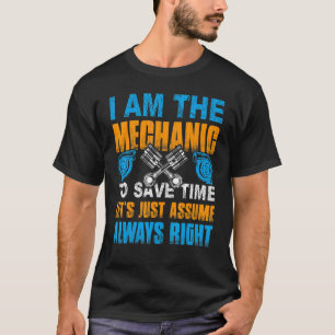 T-shirt Mécanique Handyman Atelier Mécanique Ingénieur voi