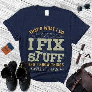T-shirt Mécanique Mari | Cadeaux de Fête des pères