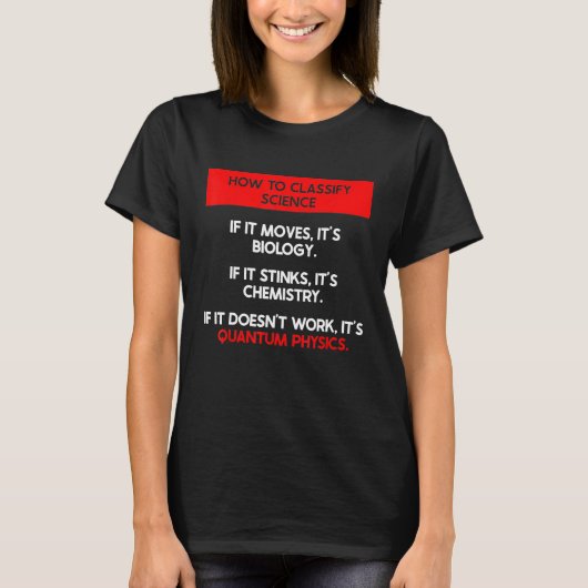 T-shirt Mécanique Quantum Et Physique Quantum (Devant)