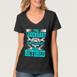 T-shirt Mécanique Retraite Légendaire Coworker Boss