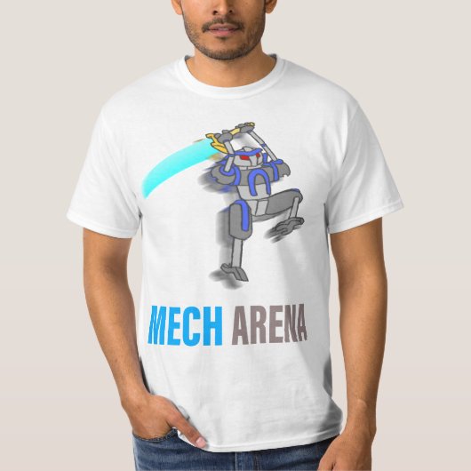 T-shirt Mech Arena let's play amazing battle (Devant)