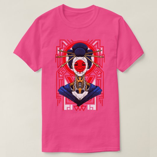 T-shirt Mecha Geisha Cyborg (Design devant)