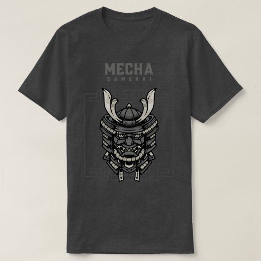 T-shirt Mecha Samurai Masque (Design devant)
