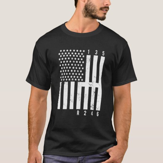 T-shirt Mechanic US Flag Tuner Car Repairing Tools Mechani (Devant)