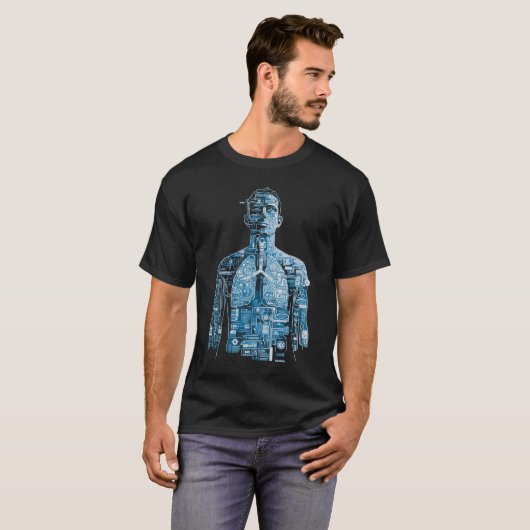 T-shirt Mechanical Anatomy — Breathing System (Devant entier)