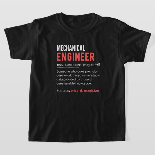 T-shirt Mechanical ENGINEER (Poser)