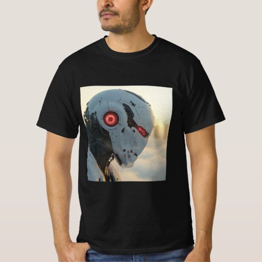 T-shirt Mechanical Force - Futuristic and Imposing Style (Devant)