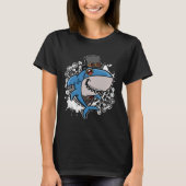 T-shirt Mechanical Victorian Steampunk Shark (Devant)