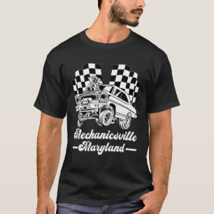 T-shirt Mechanicsville Maryland Vintage Gasser Nostalgic D