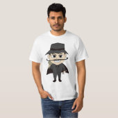 T-shirt méchant de Noël (Devant entier)