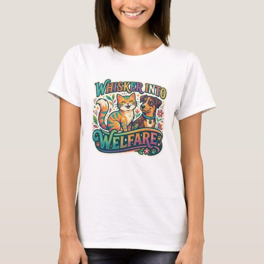 T-shirt Mèche dans le Bien-être (Devant)