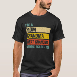 T-shirt Mecs Je Suis Une Mère Grand-mère Arrière-grand-mèr