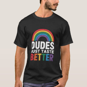 T-shirt Mecs Ont Juste Meilleur Goût Drôle Fierté Gay Cade