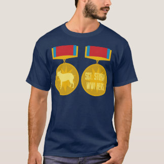 T-shirt Médaille de bravoure famille Sgt Stubby