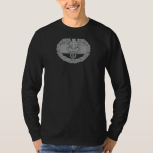 T-shirt Médaille de combat Ancien combattant de l'Armée
