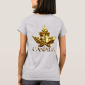 T-shirt Médaille d'or Sweatshirt du Canada - Chemise fémin (Dos)