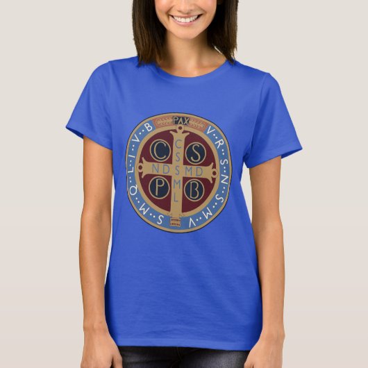 T-shirt Médaille Saint Benoît (Devant)
