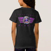 T-Shirt Médaillon d'aile/timbre à double face Harris-Walz (Dos)