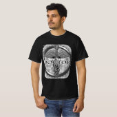 T-shirt médecin argenté (Devant entier)