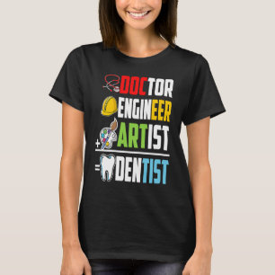 T-shirt Médecin Artiste Dentiste Étudiant Médicale Arg