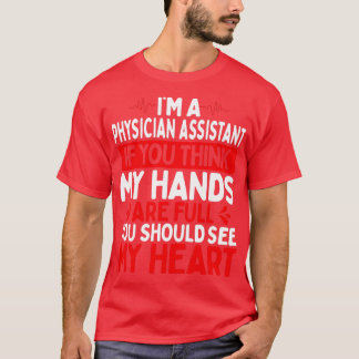 T-shirt Médecin Assistant de mon coeur PA School Diplômé