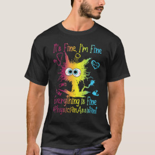 T-shirt Médecin Assistant Vie Tout va bien Colorf