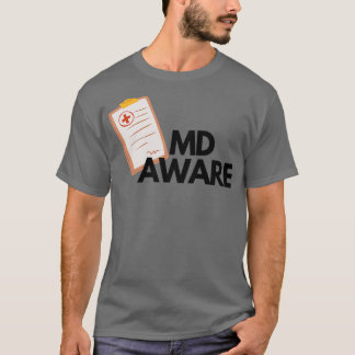 T-shirt Médecin averti MD Graphique 1