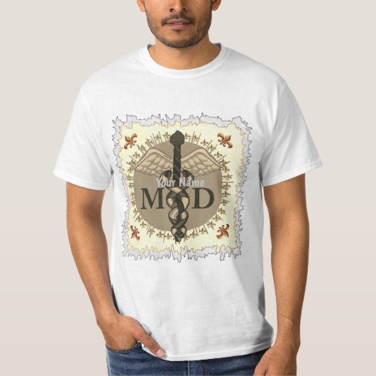 T-shirt Médecin Caduceus MD (Devant)