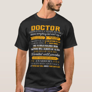 T-shirt MÉDECIN complètement inexplicable