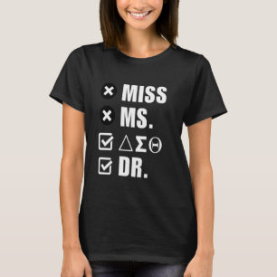 T-shirt Médecin Delta Sororité Sigma Sisterhood T