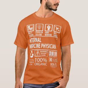 T-shirt Médecin interne Multi-Tâche Certifié