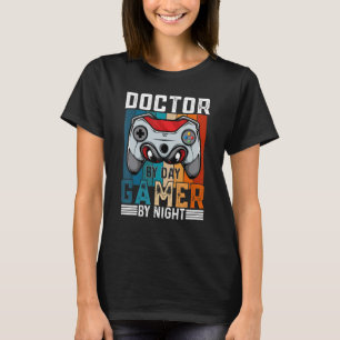 T-shirt MÉDECIN Joueur Jour par Mème de nuit pour les joue