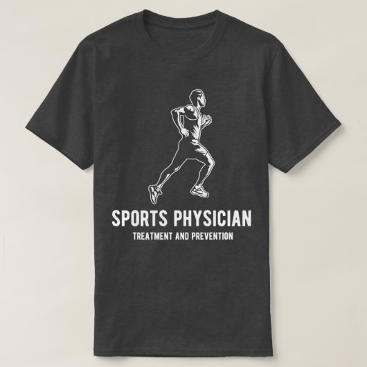 T-shirt Médecin sportif Médecin de santé (Design devant)