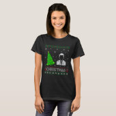 T-shirt Médecine des femmes Noël Arbre éclairage laide Noë (Devant entier)