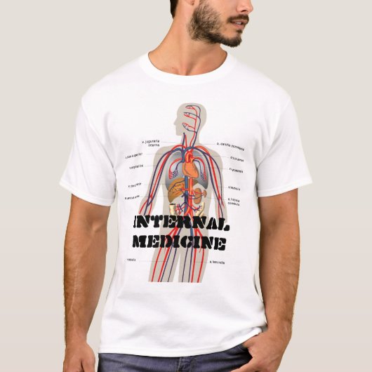 T-shirt Médecine interne (Devant)